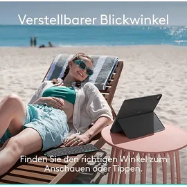 Logitech Flip Folio für iPad Pro 13 Zoll (M4) und iPad Air 13 Zoll (M2 und M3) Grafit