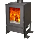 EuroTeplo Wasserführender Kamineinsatz | Malaga I CS | 12 kW - Rot