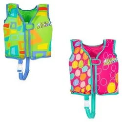 BESTWAY 32176 Swim Safe ABCTM Schwimmweste mit Textilbezug Stufe B AquaStarTM 1-3 Jahre, sortiert