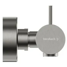 Herzbach Design iX Aufputz-Duscharmatur mit Mischer Edelstahl 17.021000.1.09