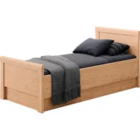 Priess Einzelbett PRIESS "Arnsberg", braun (livorno buche), B:108cm L:208cm,