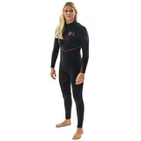 Rip Curl Fbomb Fusion 4/3 Mm Damen-langarm-neoprenanzug Ohne Reißverschluss - Black - 6