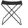 Broste Copenhagen Klapphocker Nola Schwarz