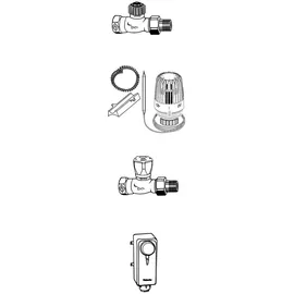 HEIMEIER Fußboden-Regel-Set 1 für Fußbodenflächen bis 45 qm