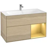 Villeroy & Boch Waschtischunterschrank 2 Auszüge 99,6 x 59,1 x 49,8 cm Beige