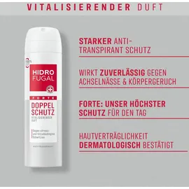 Hidrofugal Forte Doppelschutz Deo Spray 4 x 150 ml
