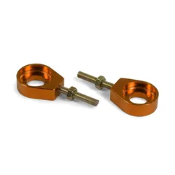 Kettenspanner Alu orange - D.15mm Pit Bike / Dirt Bike