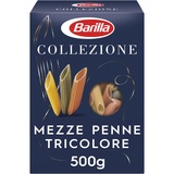 Barilla Collezione Mezze Penne Tricolore, 500 g