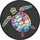PopSockets PopGrip Psychedelic Turtle schwarz