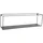 Boltze Wandregal 2er-Set Metall 40 x 12 x 10 cm Schwarz