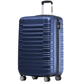 TRVLMORE Koffer & Trolleys - Handgepäck Koffer - Reisekoffer Mit Rollen - Handgepäck Trolley 55x40x20, Hartschalenkoffer Klein, Koffer Handgepäck 55x40x20 Leicht, Trolley Handgepäck, Luggage, Blau