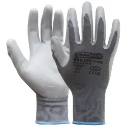 OXXA® Basic Builder 14-088 Arbeitshandschuhe, grau 11408811 , 1 Packung = 12 Paar, Größe 11