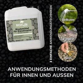 roxlin Rasengitter Kiesbinder 2,5 l