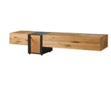 Massivmoebel24 KITZBÜHEL Lowboard 250x52x52 cm Natur Geölt/Lackiert Holz