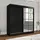a&j möbelland Schwebetürenschrank TAVIRO 200 x 215 x 60 cm Schwarz