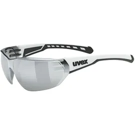 Uvex Equate Sonnenbrille - White Matt - Mirror Silver/CAT3