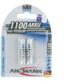 Ansmann NiMH Akku 1100 Micro AAA 1050 mAh