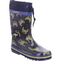 KangaROOS Jungen Unisex Kinder K-Rain Gummistiefel, dk Navy/monstertruck, 32