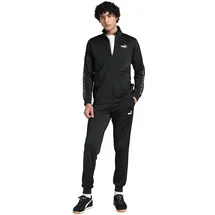 Puma Polyester Tape Trainingsanzug Herren 01 black S