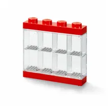 LEGO Aufbewahrungsbox 19,1 x 18,4 cm 1-tlg. rot/transparent