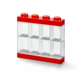 LEGO Aufbewahrungsbox 19,1 x 18,4 cm 1-tlg. rot/transparent