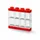 LEGO Aufbewahrungsbox 19,1 x 18,4 cm 1-tlg. rot/transparent