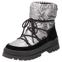 Rieker Winterboots, Schneeboots, Schnürstiefelette mit wasserabweisender TEX-Membran Gr. 42, grau-schwarz, , 34548834-42