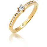 Elli DIAMONDS Ring 585 Gelbgold Verlobungsring in Gold | Gr.: 52