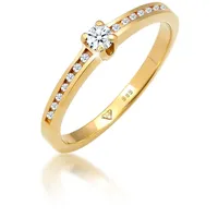 Elli DIAMONDS Ring 585 Gelbgold Verlobungsring in Gold | Gr.: 52