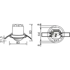 Beg Brück Electronic Präsenzmelder PD2N-LTMS-RR-DE
