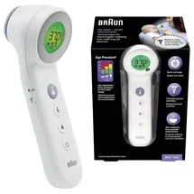 Braun No touch + touch weiß Fieberthermometer Berührungsloses messen