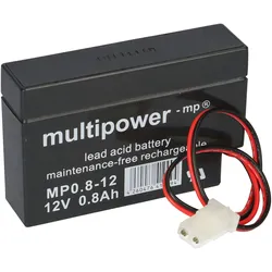Multipower Blei-Akku MP0,8-12AMP Pb 12V 0,8Ah