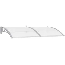 vidaXL Türvordach 200 x 100 cm grau