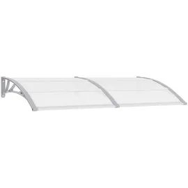 vidaXL Türvordach 200 x 100 cm grau