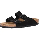 Birkenstock Leder-Pantoletten "Arizona" in Schwarz - Weite S - 36