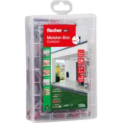 fischer Meister-Box Outdoor + Schraube (130 Teile)