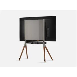 One for All Max TV-Ständer 49,5 cm x 121,1 cm Walnuss Holz/Metall
