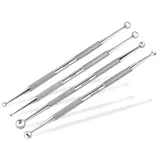 4 x Massagestifte Punktsucher-Set Massagestab Kugel Ø 3/7 5/8 6/9 5/10 mm Massage-Stab für Wellness Entspannung 15 cm