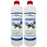 PandaCleaner Isopropanol - Isopropylalkohol - Für Haushalt, Handwerk & Industrie Reinigungsalkohol (Spar-Set, [2-St. 1000ml Flasche Rückstandslose Reinigung) weiß