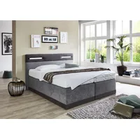 Westfalia Schlafkomfort Boxspringbett, grau