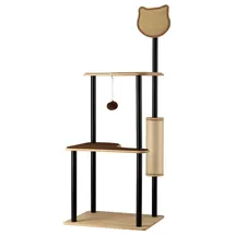 fudajo Kratzbaum 48 x 40 x 120 cm braun