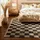 HANSE HOME Rex Juteteppich - Natur Wohnzimmerteppich, Jute & Baumwolle, Handgewebt, Schachbrett, Robust & Pflegeleicht, Naturfaser Teppich für Wohnzimmer, Schlafzimmer - Natur Weiß Schwarz, 200x300cm