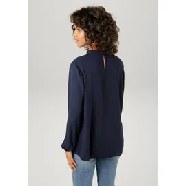 Aniston CASUAL Langarmbluse blau 44