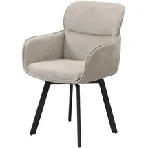 byLIVING Stuhl 2er-Set / braun ¦ Maße cm B: 61 H 90