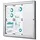 Showdown® Displays Schaukasten S B1 grau 6x DIN A4 74,1 x 2,3 x 69,6 cm, 1 St.