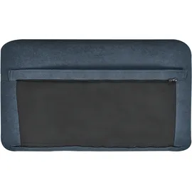 Beliani Schlafsofa 3-Sitzer BENNAS Stoff Blau