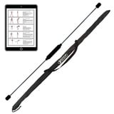 Best Sporting Schwingstab Fitness in 3 Farben mit Tasche I Swingstick für Ganzkörpertraining I Gymnastikstab mit Anleitung für 16 Übungen I Fitnessgeräte für zuhause I Elastic Fitness Bar