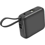 Akashi 10000mAh 22.5W USB-C/Lightning/USB-C, Dunkelgrau - Dunkelgrau
