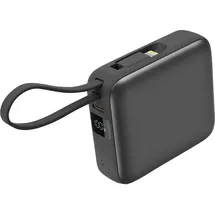 Akashi 10000mAh 22.5W USB-C/Lightning/USB-C, Dunkelgrau - Dunkelgrau