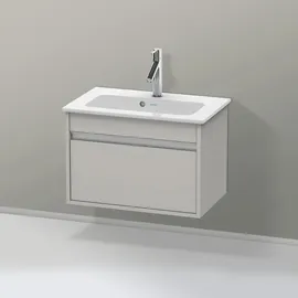 Duravit Ketho Compact 60x38,5cm, betongr ma, 1 Ausz., wandhängend